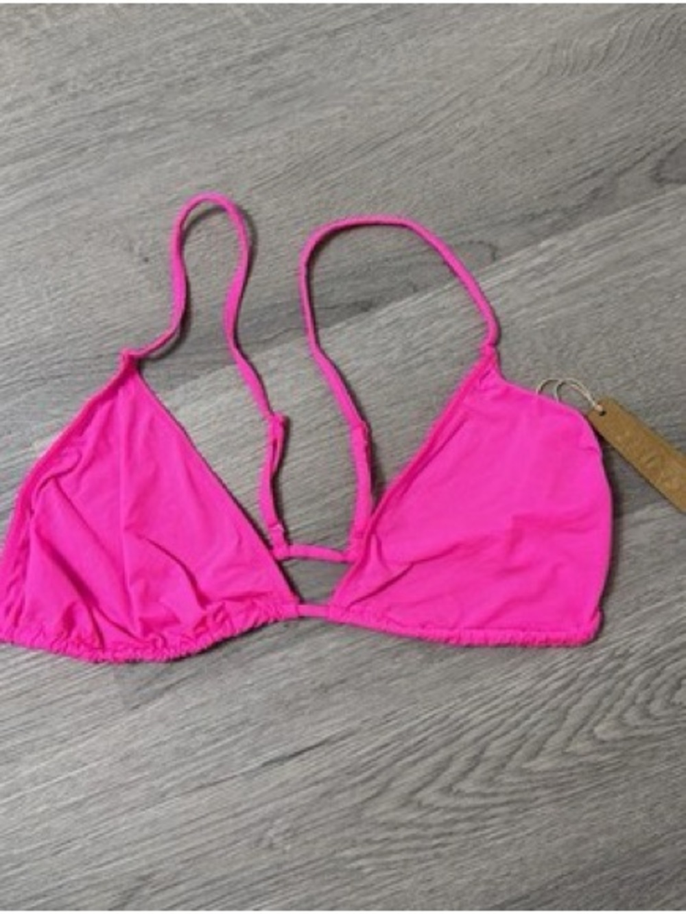 New with Tags SKIMS Micro Cording String Triangle Bra SZ M NWT